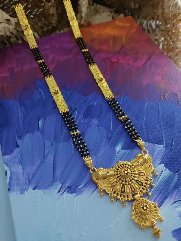 Golden_Tranquil_Matte_Mangalsutra_For_Women