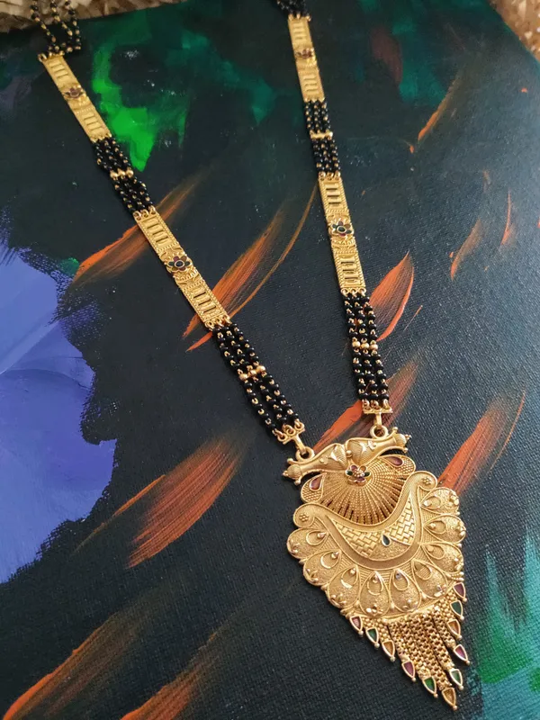 Golden_Tranquil_Matte_Mangalsutra_For_Women