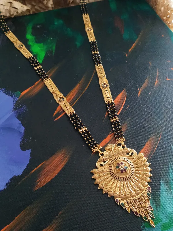 Golden_Tranquil_Matte_Mangalsutra_For_Women
