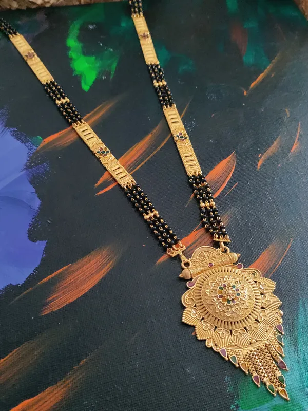 Golden_Tranquil_Matte_Mangalsutra_For_Women
