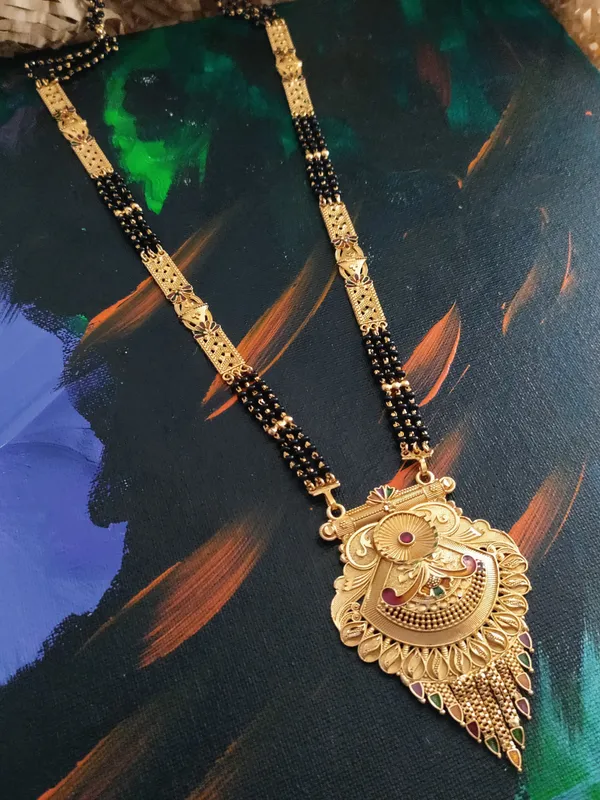Golden_Tranquil_Matte_Mangalsutra_For_Women