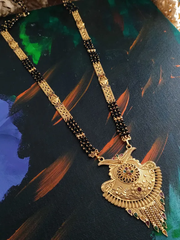 Golden_Tranquil_Matte_Mangalsutra_For_Women