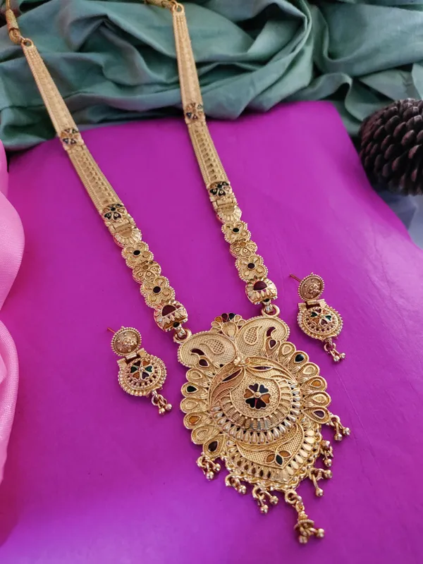 Gold_Brass_Ethnic_Meenakari_Earring_&_Necklace_Set_For_Women