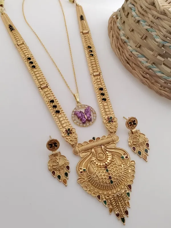 Gold_Brass_Ethnic_Meenakari_Earring_&_Necklace_Set_For_Women
