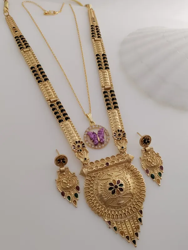 Gold_Brass_Ethnic_Meenakari_Earring_&_Necklace_Set_For_Women
