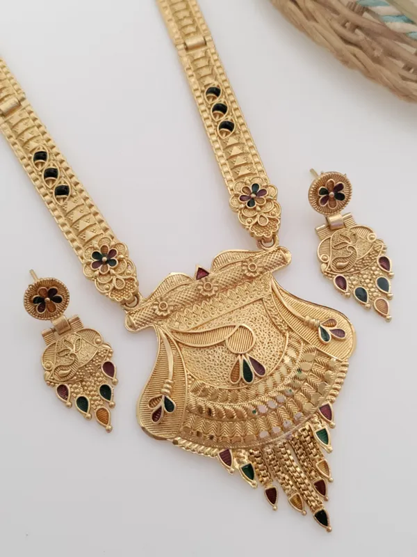 Gold_Brass_Ethnic_Meenakari_Earring_&_Necklace_Set_For_Women