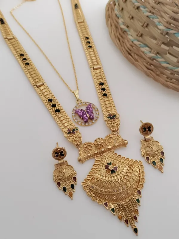 Gold_Brass_Ethnic_Meenakari_Earring_&_Necklace_Set_For_Women