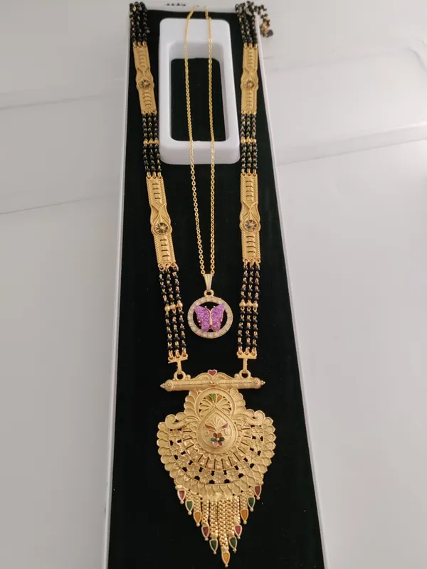 Golden_Tranquil_Matte_Mangalsutra_For_Women
