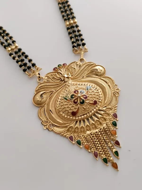 Golden_Tranquil_Matte_Mangalsutra_For_Women