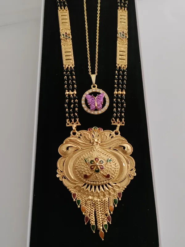 Golden_Tranquil_Matte_Mangalsutra_For_Women