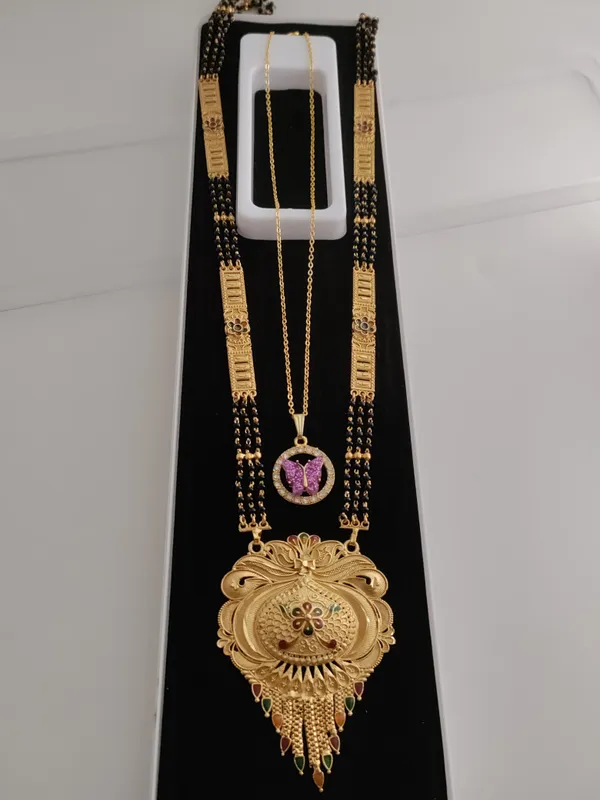 Golden_Tranquil_Matte_Mangalsutra_For_Women