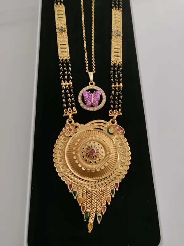 Golden_Tranquil_Matte_Mangalsutra_For_Women