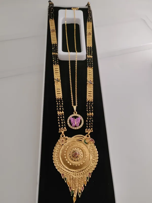 Golden_Tranquil_Matte_Mangalsutra_For_Women