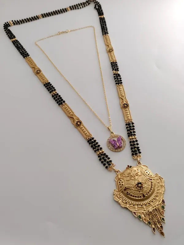 Golden_Tranquil_Matte_Mangalsutra_For_Women