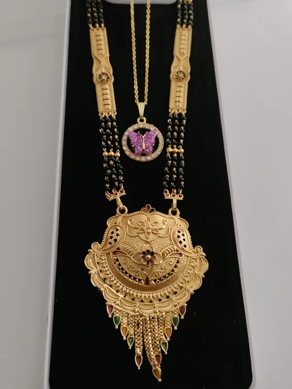 Golden_Tranquil_Matte_Mangalsutra_For_Women