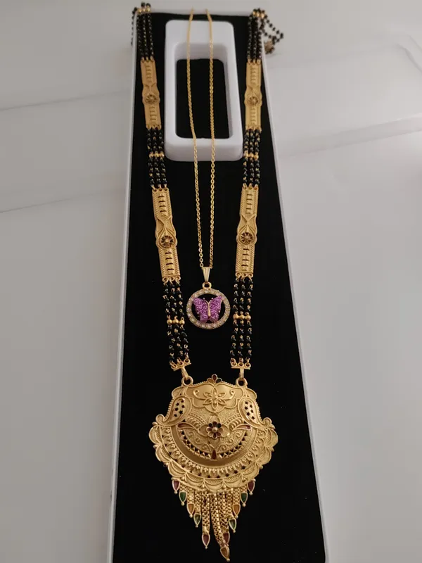 Golden_Tranquil_Matte_Mangalsutra_For_Women