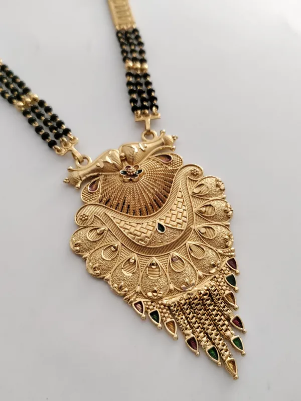 Golden_Tranquil_Matte_Mangalsutra_For_Women