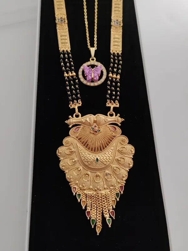 Golden_Tranquil_Matte_Mangalsutra_For_Women