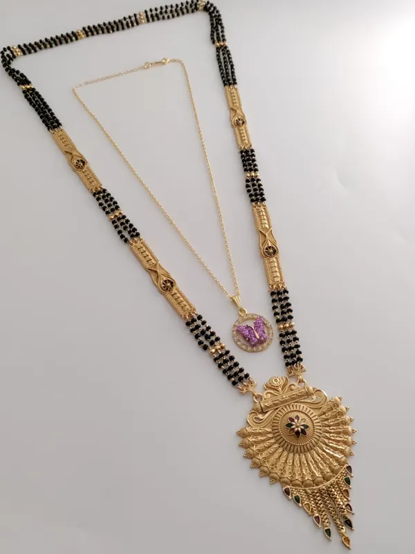 Golden_Tranquil_Matte_Mangalsutra_For_Women
