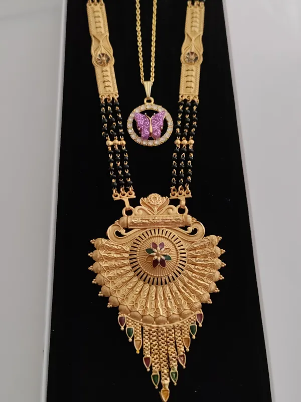 Golden_Tranquil_Matte_Mangalsutra_For_Women