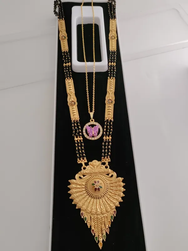 Golden_Tranquil_Matte_Mangalsutra_For_Women