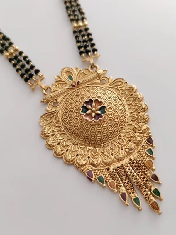 Golden_Tranquil_Matte_Mangalsutra_For_Women