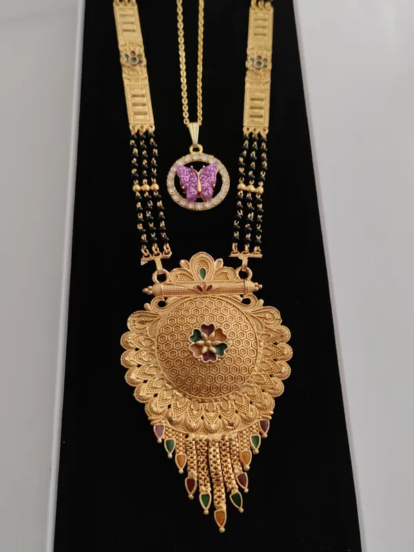 Golden_Tranquil_Matte_Mangalsutra_For_Women