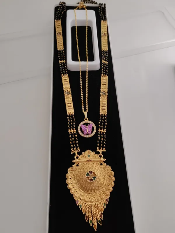 Golden_Tranquil_Matte_Mangalsutra_For_Women