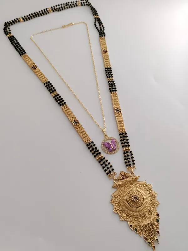 Golden_Tranquil_Matte_Mangalsutra_For_Women