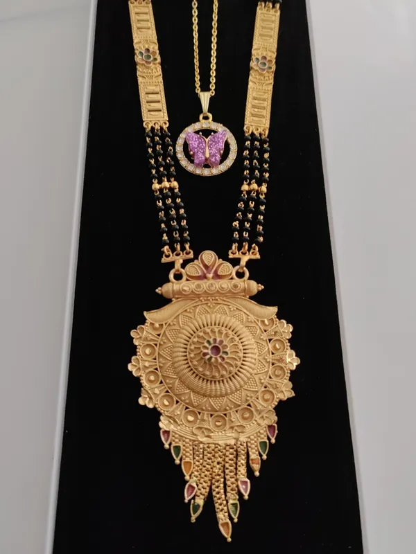 Golden_Tranquil_Matte_Mangalsutra_For_Women