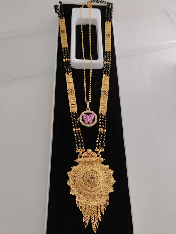Golden_Tranquil_Matte_Mangalsutra_For_Women
