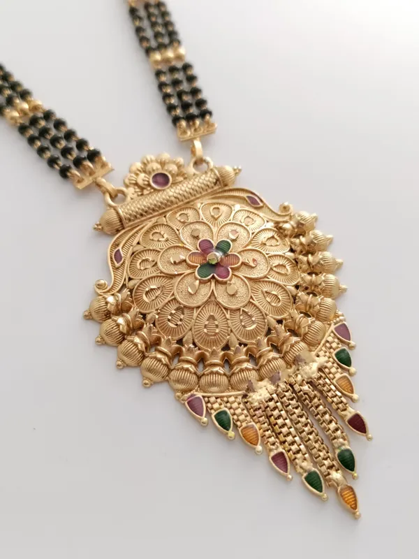Golden_Tranquil_Matte_Mangalsutra_For_Women