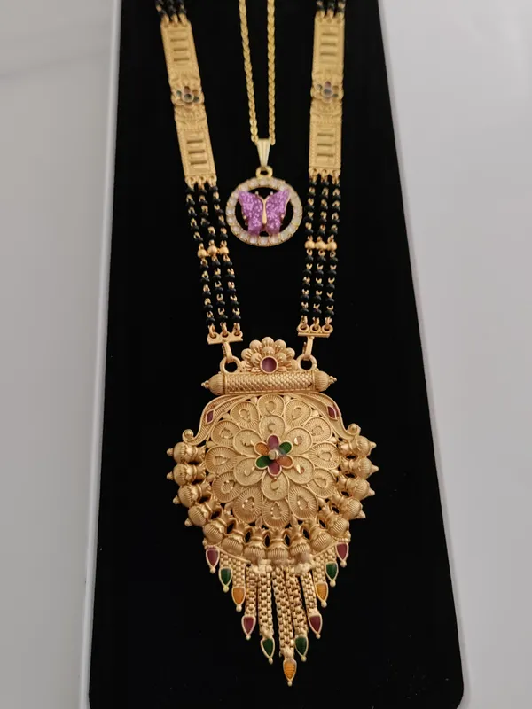 Golden_Tranquil_Matte_Mangalsutra_For_Women