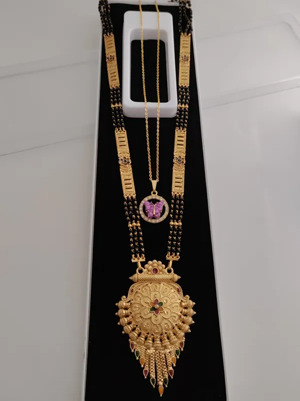 Golden_Tranquil_Matte_Mangalsutra_For_Women