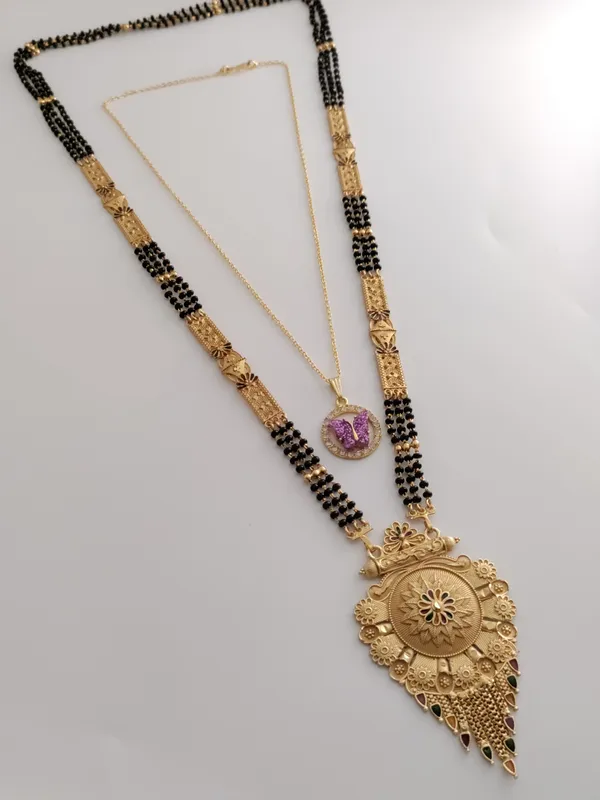 Golden_Tranquil_Matte_Mangalsutra_For_Women