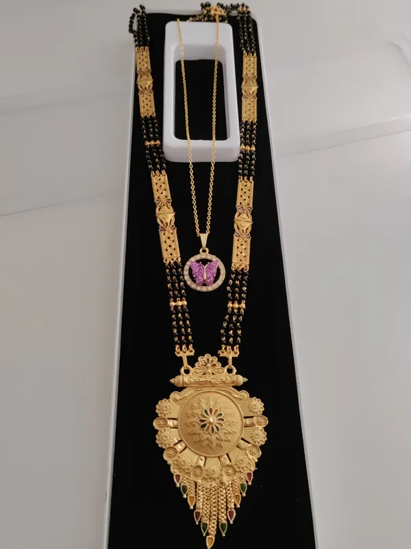 Golden_Tranquil_Matte_Mangalsutra_For_Women