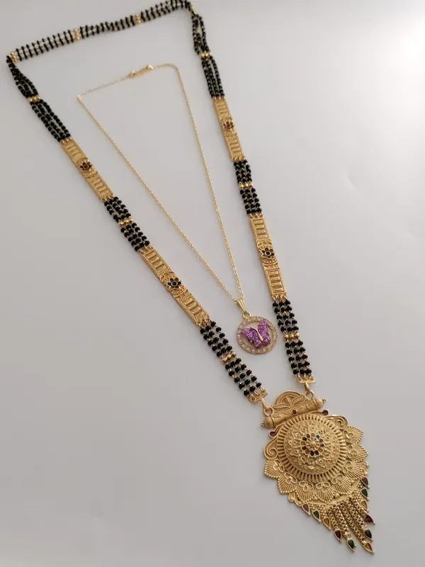 Golden_Tranquil_Matte_Mangalsutra_For_Women