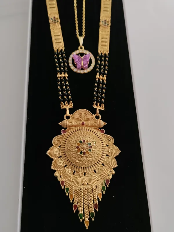Golden_Tranquil_Matte_Mangalsutra_For_Women