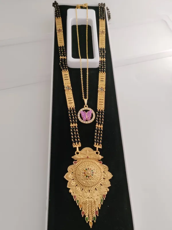 Golden_Tranquil_Matte_Mangalsutra_For_Women