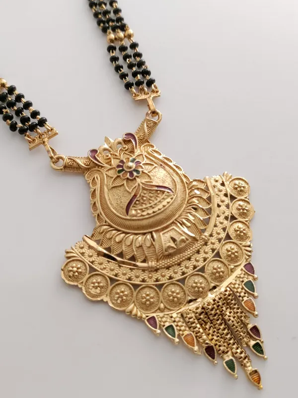 Golden_Tranquil_Matte_Mangalsutra_For_Women