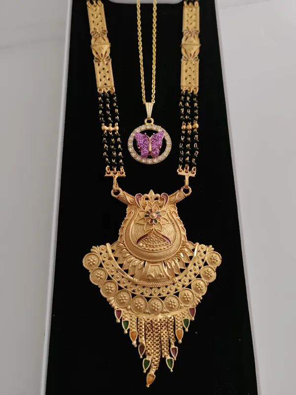 Golden_Tranquil_Matte_Mangalsutra_For_Women