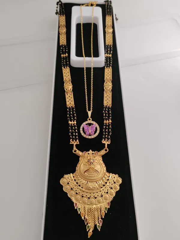 Golden_Tranquil_Matte_Mangalsutra_For_Women