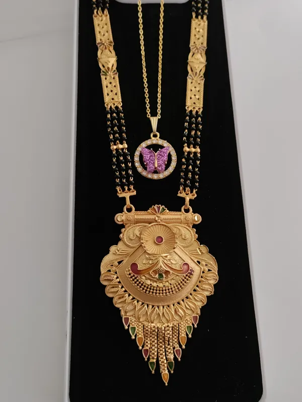 Golden_Tranquil_Matte_Mangalsutra_For_Women