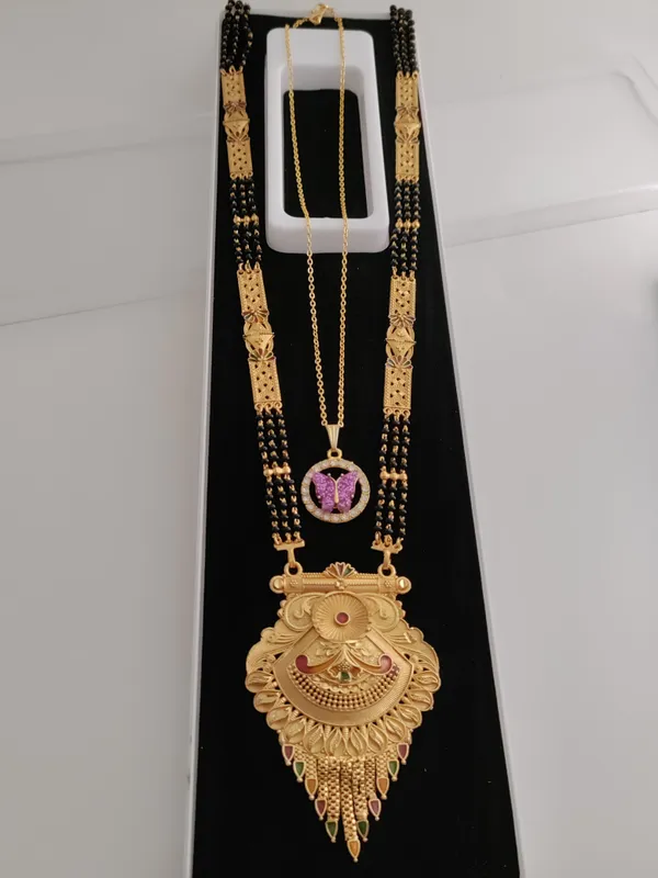 Golden_Tranquil_Matte_Mangalsutra_For_Women