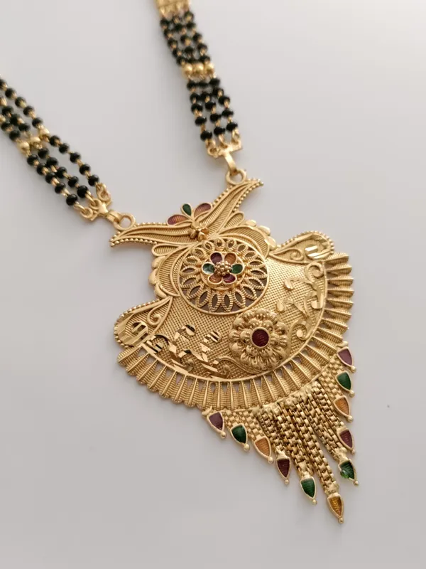 Golden_Tranquil_Matte_Mangalsutra_For_Women