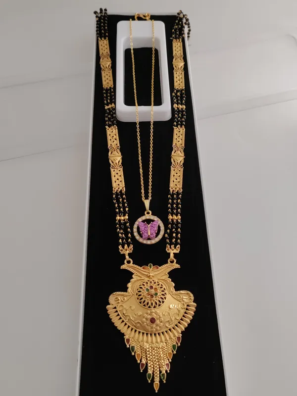 Golden_Tranquil_Matte_Mangalsutra_For_Women