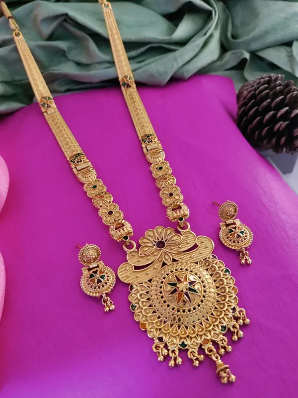 Gold_Brass_Ethnic_Meenakari_Earring_&_Necklace_Set_For_Women