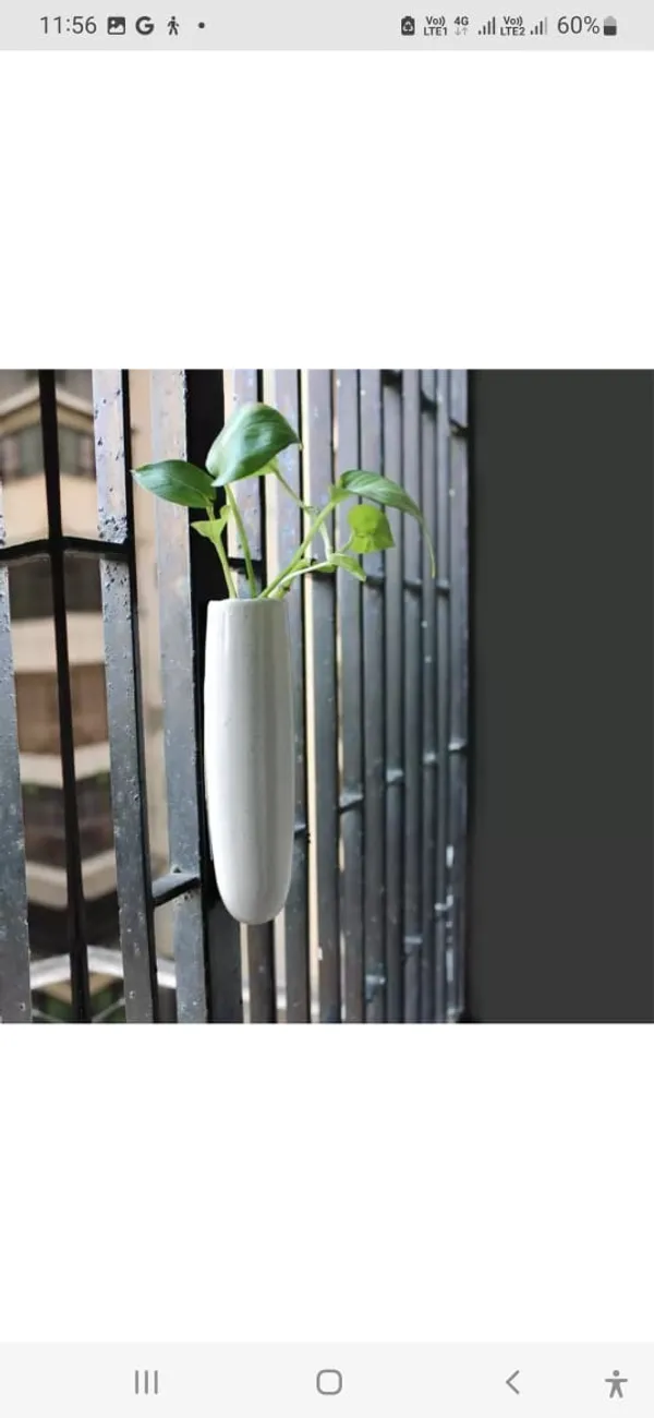 White_Wall_Mounted_Ceramic_Wall_Planter,_Wall_Mounted_Ceramic_Wall_Giri_(Set_of_2_Pcs_)(7_Inch)