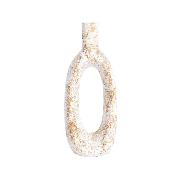 Brown_Handmade_Ceramic_Oval_Shape_Long_Flower_Vase,__Ceramic_Long_Ring_Flower_Vase_(13_Inch)