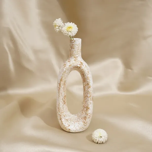Brown_Handmade_Ceramic_Oval_Shape_Long_Flower_Vase,__Ceramic_Long_Ring_Flower_Vase_(13_Inch)